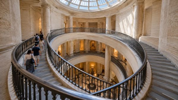 The optical illusion of inception stairs explained